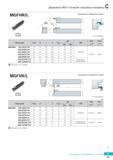 290 Токарная державка Korloy с режущими сменными пластинами MGT Каталог KORLOY 2016 Металлорежущий инструмент и инструментальная оснастка для токарных фрезерных резьбонарезных сверлильных расточных технологических операций на станках Стр. C31