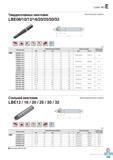 626 Фрезы Korloy Laser Mill Tвердосплавных хвостовик LBE08/10/12/16/20/25/30/32 Коническая шейка Каталог KORLOY 2016 Металлорежущий инструмент и инструментальная оснастка для токарных фрезерных резьбонарезных сверлильных расточных технологических операций на станках Стр. E239