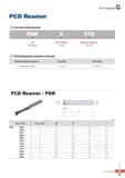 898 Цельные машинные развертки Korloy PCD Reamer Система обозначения Каталог KORLOY 2016 Металлорежущий инструмент и инструментальная оснастка для токарных фрезерных резьбонарезных сверлильных расточных технологических операций на станках Стр. G97