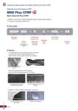 1070 Technical Information for Mach Solid Drill Plus CFRP Optimized tool for hole making of CFRP MSD Plus CFRP Mach Solid Drill Plus CFRP KORLOY’s new Каталог KORLOY 2020 Режущий и вспомогательный инструмент для станков ЧПУ и универсальных Фрезы с СМП Сверла твердосплавные Резцы токарные Пластины сменные режущие Стр. G70
