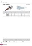 1154 DSC Series HSK-DSC/M Mono type (mm) Not able to use the adjust screw Through coolant system is optional O Parts Spare parts Type DSC6 DSC8 DSC10 Каталог KORLOY 2020 Режущий и вспомогательный инструмент для станков ЧПУ и универсальных Фрезы с СМП Сверла твердосплавные Резцы токарные Пластины сменные режущие Стр. I16