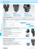 1124 MST SLOT MILL MST Slot Mill MSTA For Narrow Groove Widths Self Clamping Type Slot Width: 1 60 4 05mm MSTB For Medium Groove Widths Semi-adjustabl Каталог KYOCERA 2019 Инструмент для металлообработки Сверла по металлу для станков из твердого сплава Токарные державки со сменными пластинами Корпусные фрезы с СМП Запасные части Стр. M154
