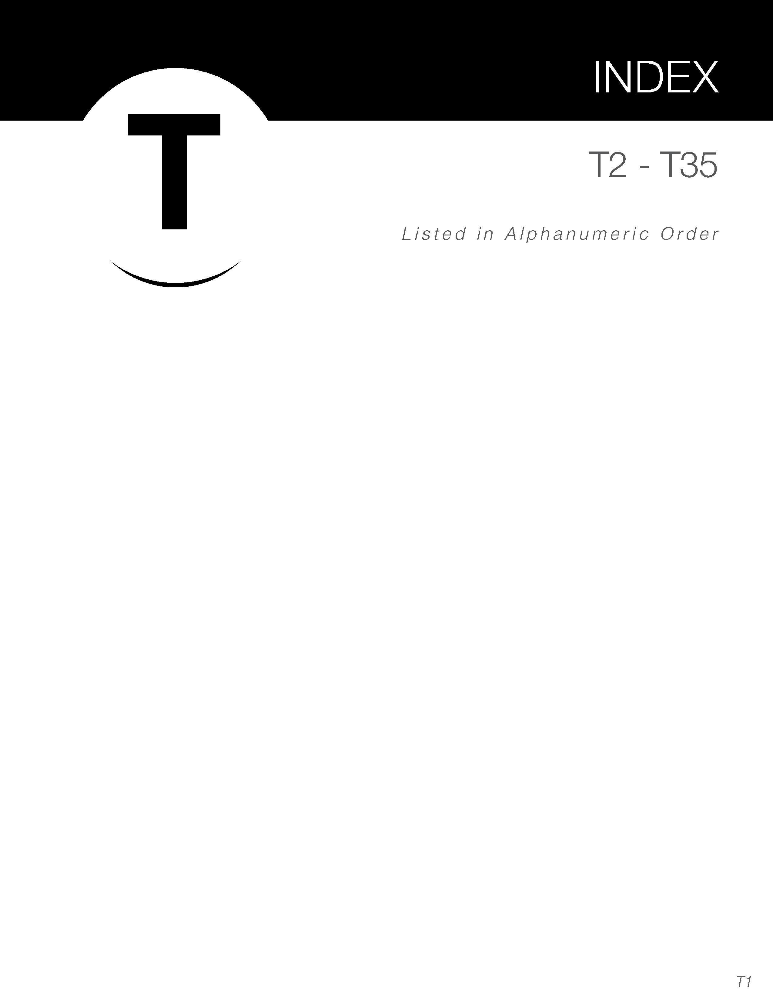 1329 INDEX T2 - T35 Listed in Alphanumeric Order T1 Каталог KYOCERA 2019 Инструмент для металлообработки Сверла по металлу для станков из твердого сплава Токарные державки со сменными пластинами Корпусные фрезы с СМП Запасные части Стр. T1