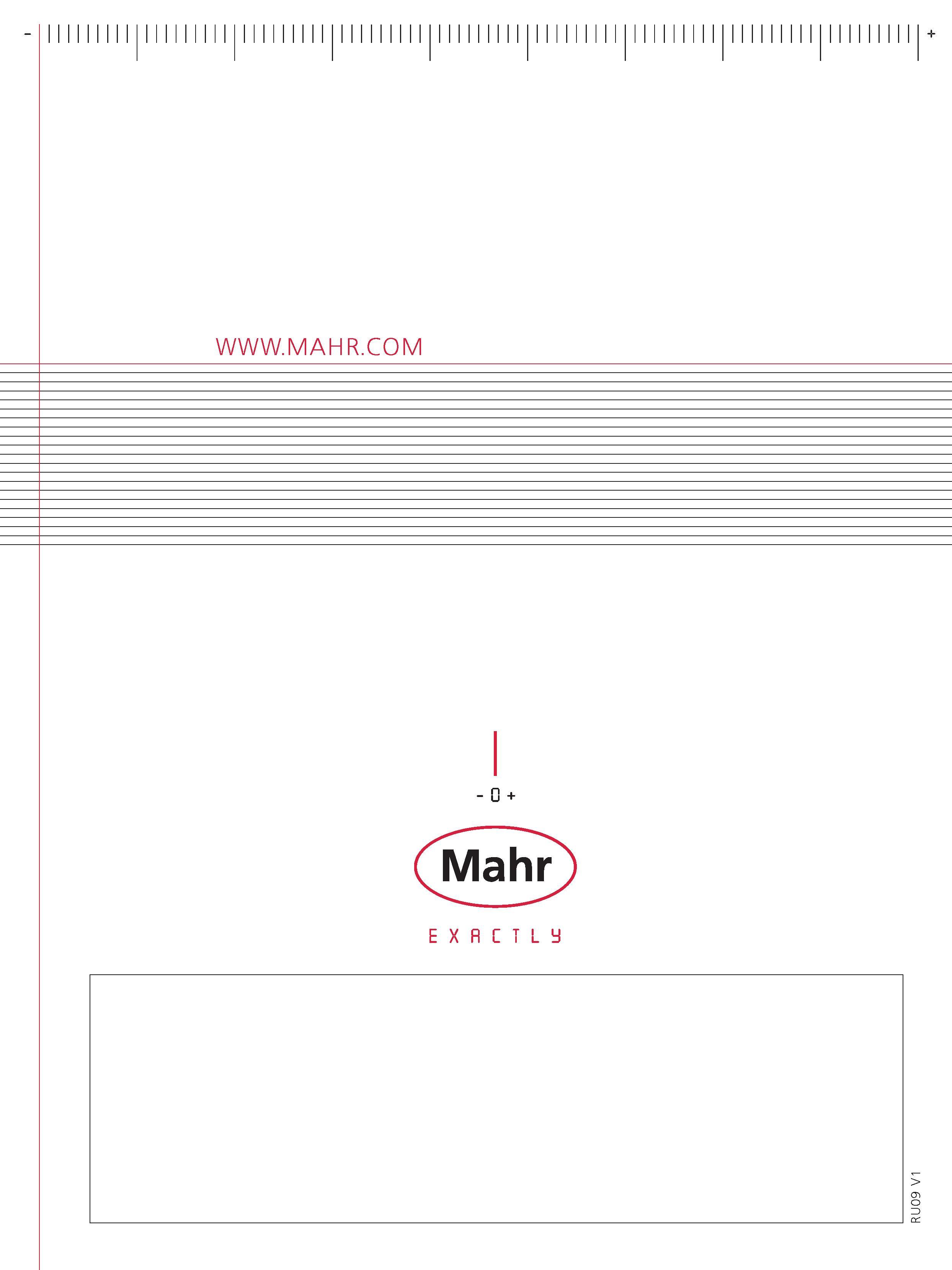 450 Mahr Каталог MAHR 2009 Измерительный инструмент и приборы для линейно-угловых измерений Стр. 