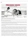 16 MAHR THE APPLICATION SPECIALIST FOR OPTICS Precision for the proper beam path through lenses and lens systems is essential in order to focus th Каталог MAHR 2014 Измерительные инструменты и приборы для линейно-угловых измерений Стр.  ENG