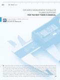 26 MarCal Calipers FOR SIMPLE MEASUREMENT THE RULE OF THUMB IS SUFFICIENT FOR THE REST THERE IS MARCAL m The latest information on MARCAL products Каталог MAHR 2014 Измерительные инструменты и приборы для линейно-угловых измерений Стр. ENG