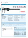 36 Mahr 1-10 MarCal Calipers Digital Caliper MarCal 16 EWR-C with ceramic outside measuring faces Features Functions ON/OFF RESET (Set display to Каталог MAHR 2014 Измерительные инструменты и приборы для линейно-угловых измерений Стр. 1-10 ENG