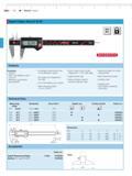 38 Mahr 1-12 MarCal Calipers Digital Caliper MarCal 16 ER DIN Q 862 D Features Functions ON/OFF RESET (Set display to zero) mm inch Reference-Lock Каталог MAHR 2014 Измерительные инструменты и приборы для линейно-угловых измерений Стр. 1-12 ENG