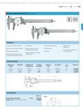 41 MarCal Calipers M 1-15 Mahr + Vernier Caliper MarCal 16 U with circular scale a T PROOF Features Large high contrast dial face Satin chrome fin Каталог MAHR 2014 Измерительные инструменты и приборы для линейно-угловых измерений Стр. 1-15 ENG