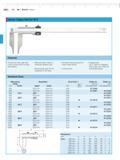 54 Vernier Caliper Mahr MarCal 18 N Features Vernier and main scale have a satin chrome finish for glare free reading Slide and beam made of harde Каталог MAHR 2014 Измерительные инструменты и приборы для линейно-угловых измерений Стр. 1-28 ENG