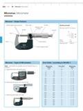 86 Mahr 3-2 Micromar Micrometers Micromar Micrometer OVERVIEW Micromar - Design Features Carbide tipped measuring faces Barrel scale Thimble Refer Каталог MAHR 2014 Измерительные инструменты и приборы для линейно-угловых измерений Стр. 3-2 ENG