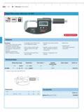 90 Mahr 3-6 Micromar Micrometers Digital Micrometer Micromar 40 EWR without data output IP65 ABS a Features Functions RESET (Zero setting the disp Каталог MAHR 2014 Измерительные инструменты и приборы для линейно-угловых измерений Стр. 3-6 ENG