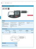 92 Mahr 3-8 Micromar Micrometers Digital Micrometer Micromar 40 ER without data output IP40 Features Functions RESET (Zero setting the display for Каталог MAHR 2014 Измерительные инструменты и приборы для линейно-угловых измерений Стр. 3-8 ENG
