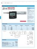 120 Mahr 3-3 6 Micromar Micrometers Digital Micrometer Head Micromar 46 EWR IP52 ABS MarConnect Digimatic Features Functions 0 (Zero setting) ABS ( Каталог MAHR 2014 Измерительные инструменты и приборы для линейно-угловых измерений Стр. 3-36 ENG