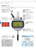 190 Mahr 5-52 MarCator Digital Indicators MarCator 1088 The Digital Indicator MarCator 1088 Tolerance monitoring is simplified with the changing of Каталог MAHR 2014 Измерительные инструменты и приборы для линейно-угловых измерений Стр. 5-52 ENG