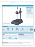 301 MarStand Indicator Stands Comparator Stands Run out Testing Instruments M 8-13 Mahr Comparator Stand NB-60 Shown with optional 1086 indicating Каталог MAHR 2014 Измерительные инструменты и приборы для линейно-угловых измерений Стр. 8-13 ENG