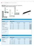 420 Mahr 12-2 MarTool Measuring and Inspection Equipment MarTool Measuring and Inspection Equipment OVERVIEW STRAIGHT EDGES AND SQUARES 105 Mahr 10 Каталог MAHR 2014 Измерительные инструменты и приборы для линейно-угловых измерений Стр. 12-2 ENG