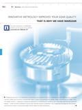 533 Mahr MarGear Gear Measuring Machines INNOVATIVE METROLOGY IMPROVES YOUR GEAR QUALITY THAT IS WHY WE HAVE MARGEAR The latest information on MARG Каталог MAHR 2014 Измерительные инструменты и приборы для линейно-угловых измерений Стр.  ENG