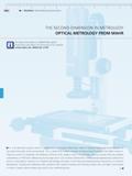 541 Mahr MarVision Optical Measuring Instruments THE SECOND DIMENSION IN METROLG OY OPTICAL METROLOGY FROM MAHR The latest Information on MARVISION Каталог MAHR 2014 Измерительные инструменты и приборы для линейно-угловых измерений Стр. ENG