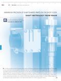 567 Mahr MarShaft Shaft Measuring Machines MAXIMUM PRECISION OF SHAFT-SHAPED PARTS ON THE SHOP FLOOR SHAFT METROLOGY FROM MAHR mThe latest informat Каталог MAHR 2014 Измерительные инструменты и приборы для линейно-угловых измерений Стр.  ENG