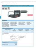 80 Микрометр гладкий Mahr с цифровым отсчетным устройством Micromar 40 ER IP40 Особенности Функции Каталог MAHR 2016 Измерительный инструмент и контрольно-измерительное обрудование для машиностроительных предприятий Микрометры Индикаторы Штангенциркули Микроскопы Стр. 3-6