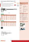 180 Прочные цифровые штангенциркули Mitutoyo ABSOLUTE Digimatic IP67 Серия 500 предназначены для решения широкого круга измерительных задач Штангенциркули ABSO Каталог MITUTOYO 2013 Измерительный инструмент и оборудование Стр. 178