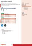 194 Механический нониусный штангенциркуль Митутойо Серия 530 Цена деления 0,02 и 0,05 мм Дополнительные опции к мерительному инструменту Штангенциркули нониусн Каталог MITUTOYO 2013 Измерительный инструмент и оборудование Стр. 192
