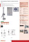 242 Высокоточные цифровые штангенрейсмасы Mitutoyo Digimatic 192 серии с двойной колонной Измерительные приборы выпускаются как с разъёмом для контактного датч Каталог MITUTOYO 2013 Измерительный инструмент и оборудование Стр. 240