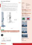 246 Высокоточный цифровой высотомер Mitutoyo QM-Height Высокая точность и разрешение линейных кодировщиков Основные технические характеристики Высотомеры QM-He Каталог MITUTOYO 2013 Измерительный инструмент и оборудование Стр. 244