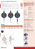 254 Стандартный мерительный инструмент Mitutoyo Цифровые индикаторы ABSOLUTE Digimatic ID-S Серия 543 Надёжны и удобны в использовании Особенности Датчик ABSOL Каталог MITUTOYO 2013 Измерительный инструмент и оборудование Стр. 252