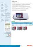 525 Портативные профилометры Mitutoyo Surftest SJ-210 для измерения шероховатости поверхности Управление кнопками на панели Surftest SJ-210 Спецификация Каталог MITUTOYO 2013 Измерительный инструмент и оборудование Стр. 523