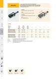 93 2080-QTCC QUICK-CHANGE TAPPING CHUCKS WITH COMPENSATION RYCHLOVÝMĚNNÁ UPÍNACÍ POUZDRA PRO ZÁVITOVÁNÍ S KOMPENZACÍ БЫСТРОСМЕННЫЕ РЕЗЬБОНАРЕЗНЫЕ ПАТРОНЫ С КО Каталог PRAMET 2016 Инструментальная оснастка для металлорежущих станков и металлообрабатывающих промышленных комплексов с числовым программным управлением Стр. 92