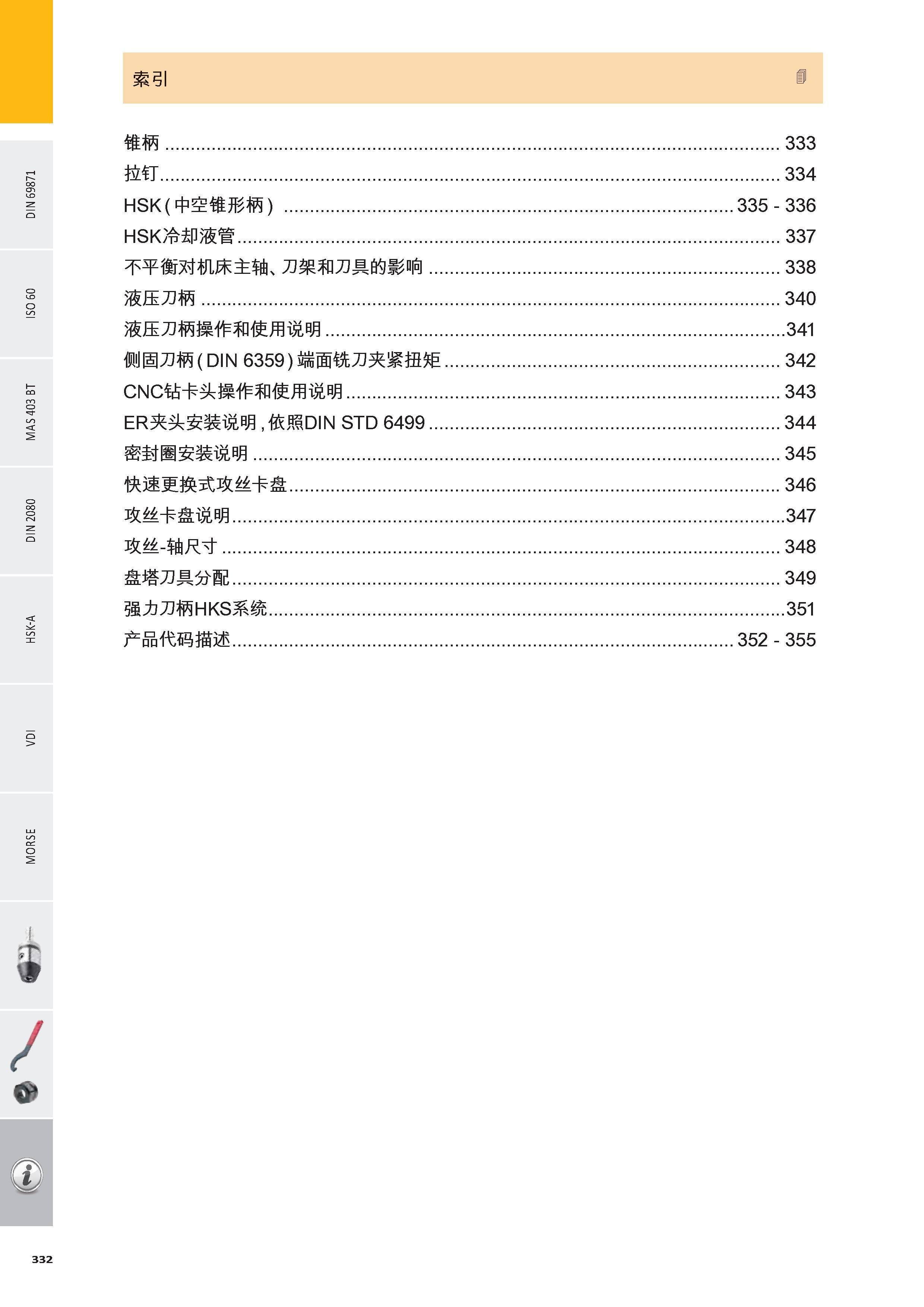 333 4 333 Ш 334 HSK(Ť ffi) 335-336 HSK ÍP t 337 штттм 338 340 341 fiJ ffi(DIN 6359)адШ Л Ш№ 342 CNC Ít féffli 343 ER S i l ttMDIN STD 6499 344 ШЙШ5ШЙВД 345 346 Каталог PRAMET 2016 Инструментальная оснастка для металлорежущих станков и металлообрабатывающих промышленных комплексов с числовым программным управлением Стр. 332