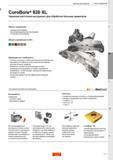 279 Черновой расточной инструмент Sandvik Coromant CoroBore 820 XL для обработки больших диаметров Жесткая конструкция с небольшим вылетом для обеспе Каталог SANDVIK COROMANT 2017 Фрезы Сверла Расточные инструменты со сменными режущими пластинами Оснастка и принадлежности для станков Стр. K17