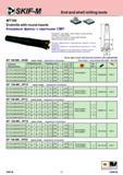 92 End and shell milling tools MT100 Endmills with round inserts Концевые фрезы с круглыми СМП First Choice copy milling, contour milling of moulds and die Каталог СКИФ-М 2011 Металлорежущий инструмент для фрезерования и сверления Инструментальная оснастка для металлообрабатывающих станков Стр. 92 RUS ENG