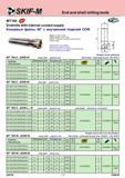 114 End and shell milling tools MT190 Endmills with internal coolant supply Концевые фрезы 90° с внутренней подачей СОЖ Biggest number of teeth Cutting diam Каталог СКИФ-М 2011 Металлорежущий инструмент для фрезерования и сверления Инструментальная оснастка для металлообрабатывающих станков Стр. 114 RUS ENG