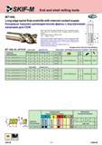 130 End and shell milling tools MT190L Long edge spiral flute endmills with internal coolant supply Концевые торцово-цилиндрические фрезы с внутренними кана Каталог СКИФ-М 2011 Металлорежущий инструмент для фрезерования и сверления Инструментальная оснастка для металлообрабатывающих станков Стр. 130 RUS ENG