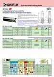 132 End and shell milling tools MT190L Long edge spiral flute endmills Концевые торцово-цилиндрические фрезы MT 190L-W SD09 High spiral flute long edge endm Каталог СКИФ-М 2011 Металлорежущий инструмент для фрезерования и сверления Инструментальная оснастка для металлообрабатывающих станков Стр. 132 RUS ENG