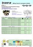 146 Milling Tools for aerospace industry MT245 T Facemills 45° for machining titanium alloys Торцовые фрезы 45° для обработки титановых сплавов Positive geo Каталог СКИФ-М 2011 Металлорежущий инструмент для фрезерования и сверления Инструментальная оснастка для металлообрабатывающих станков Стр. 146 RUS ENG