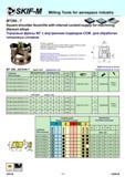 150 Milling Tools for aerospace industry MT290 T Square shoulder facemills with internal coolant supply for machining titanium alloys Торцовые фрезы 90° с в Каталог СКИФ-М 2011 Металлорежущий инструмент для фрезерования и сверления Инструментальная оснастка для металлообрабатывающих станков Стр. 150 RUS ENG