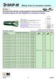 152 Milling Tools for aerospace industry MT190 T Endmills with internal coolant supply for machining titaniuirTanoys Концевые фрезы 90° для обработки титано Каталог СКИФ-М 2011 Металлорежущий инструмент для фрезерования и сверления Инструментальная оснастка для металлообрабатывающих станков Стр. 152 RUS ENG