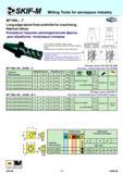 154 Milling Tools for aerospace industry MT190L T Long edge spiral flute endmills for machining titanium alloys Концевые торцово-цилиндрические фрезы для об Каталог СКИФ-М 2011 Металлорежущий инструмент для фрезерования и сверления Инструментальная оснастка для металлообрабатывающих станков Стр. 154 RUS ENG