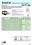 168 Milling Tools for aerospace industry n HSK63A MT190 AL-B Balanced endmills for machining aluminium alloys Балансируемые концевые фрезы для обработки алю Каталог СКИФ-М 2011 Металлорежущий инструмент для фрезерования и сверления Инструментальная оснастка для металлообрабатывающих станков Стр. 168 RUS ENG