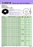 186 Slitting cutters SIDE and FACEMILLS MT389-S N Slitting cutters Отрезные фрезы с СМП For slitting and grooving Excellent productivity Tangentially arrang Каталог СКИФ-М 2011 Металлорежущий инструмент для фрезерования и сверления Инструментальная оснастка для металлообрабатывающих станков Стр. 186 RUS ENG