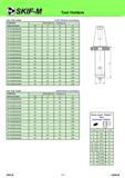 234 Tool Holders extra long design особо длинное исполнение Code key Обозначение Dimensions,mm Размеры,мм NC d D H TH-NC40W06H200 40 6 25 200 TH-NC40W08H200 Каталог СКИФ-М 2011 Металлорежущий инструмент для фрезерования и сверления Инструментальная оснастка для металлообрабатывающих станков Стр. 234 RUS ENG