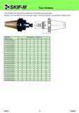 238 Tool Holders 7/24 DIN 69871AD Facemill Tool Holder form A with internal coolant supply Оправки 7/24 DIN 69871AD для торцовых фрез с посадкой форм A с вн Каталог СКИФ-М 2011 Металлорежущий инструмент для фрезерования и сверления Инструментальная оснастка для металлообрабатывающих станков Стр. 238 RUS ENG