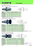 242 Tool Holders 7/24 DIN 69871 Short drill chuck Патроны 7/24 DIN 69871 сверлильные высокоточные Code key Обозначение Dimensions,mm Размеры,мм NC d D H TH- Каталог СКИФ-М 2011 Металлорежущий инструмент для фрезерования и сверления Инструментальная оснастка для металлообрабатывающих станков Стр. 242 RUS ENG