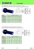 256 Tool Holders HSK DIN 69893 Adaptors for endmills with Morse taper shank and drawbar thread Втулки переходные HSK DIN 69893 для фрез с конусом Морзе с ре Каталог СКИФ-М 2011 Металлорежущий инструмент для фрезерования и сверления Инструментальная оснастка для металлообрабатывающих станков Стр. 256 RUS ENG