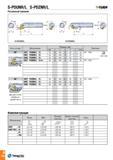 155 S-PDUNR/L S-PDZNR/L T-Turn Рычажный прижим Комплектующие Обозначение Рычаг Винт Опорная пластина Штифт опорной пластины Ключ EL 4 tJSP 0 S32T 15 Каталог TAEGUTEC 2015 Металлорежущий инструмент и инструментальная оснастка для металлообрабатывающих станков Точение Фрезерование Сверление Стр. A152