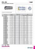 660 BTA DE4 T-DEEF Система двухтрубного крепления Наружная четырехзаходная резьба Обозначение Диапазон Размеры (мм) труба диаметров L L2 d1 d Наружна Каталог TAEGUTEC 2015 Металлорежущий инструмент и инструментальная оснастка для металлообрабатывающих станков Точение Фрезерование Сверление Стр. D111
